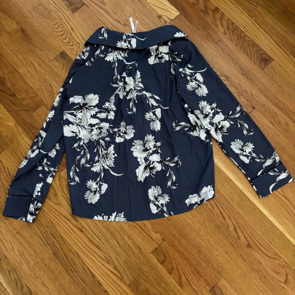 Soma Blue Floral Lounge Pants and Matching Top / Size Medium - Picture 11 of 11